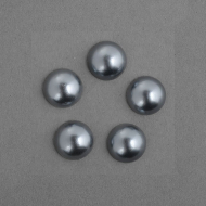 Полужемчужины перламутр Круг, арт.TBY-1906-29, 6 мм цв.29 серый уп.500г