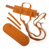 Набор для изготовления рюкзака из экозамши арт.TBY.51663-3.1 цв.охра/золото Набор для изготовления рюкзака из экозамши арт.TBY.51663-3.1 цв.охра/золото