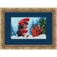 Набор для вышивания мулине НИТЕКС арт.0106 Подарочек 16х26 см