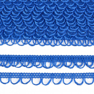 Тесьма отделочная UU цв.207 ярк.голубой шир.18-19мм уп.16,45м