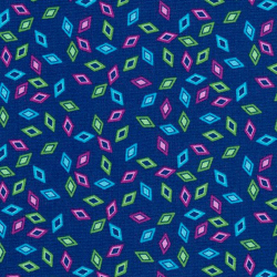 Ткань для пэчворка PEPPY Wildflowers 122 г/м? 100% хлопок цв.FLH-20294-9 NAVY уп.50х55 см