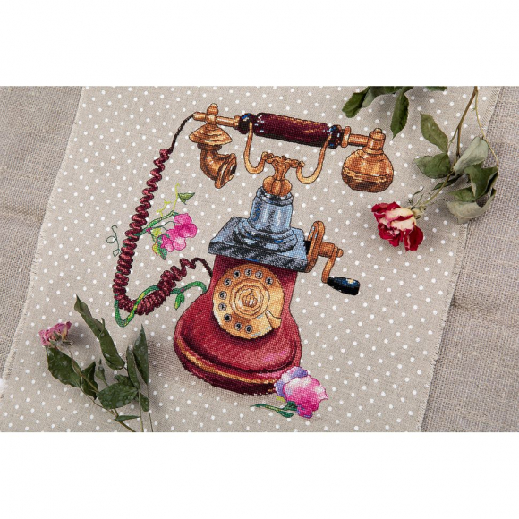 Набор для вышивания PANNA арт. PAN.RE-le-7362 Ожившая история. Телефон 25,5х27 см