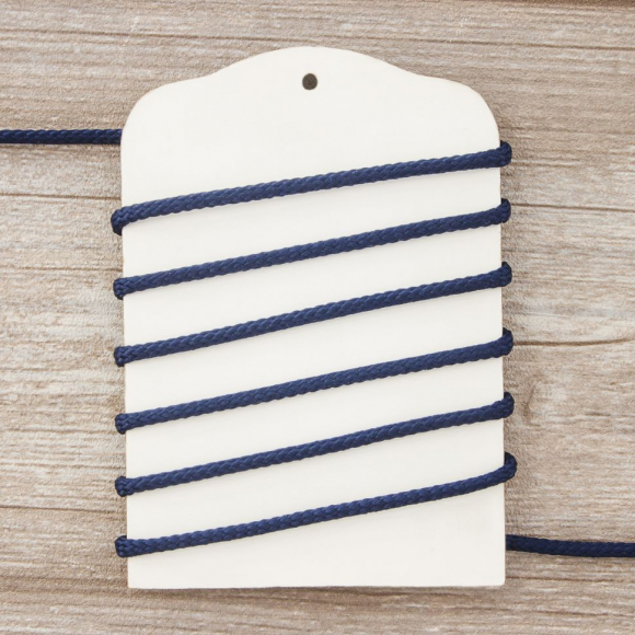 Шнур плетеный SPIRAL ( SAFISA), 4 мм, 25 м, цвет синий темный