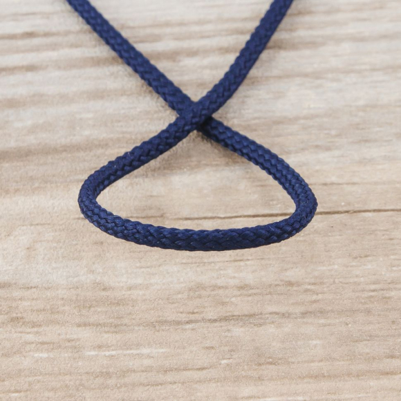 Шнур плетеный SPIRAL ( SAFISA), 4 мм, 25 м, цвет синий темный
