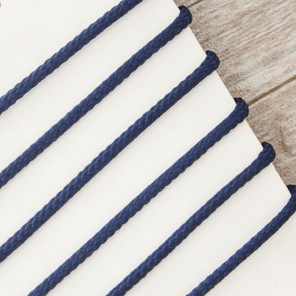 Шнур плетеный SPIRAL ( SAFISA), 4 мм, 25 м, цвет синий темный