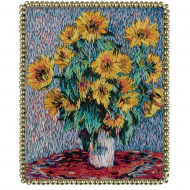 Набор для вышивания PANNA Живая картина арт. MET-JK-2264 Брошь. Букет подсолнухов 5х6 см