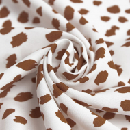 Ткань Штапель 105 г кв.м 100% вискоза шир.145 см арт.Р.32217.03 цв.03 белый уп.45м