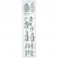 35115_Набор для вышивания "Дизайн кофеварок", канва аида 16 ct