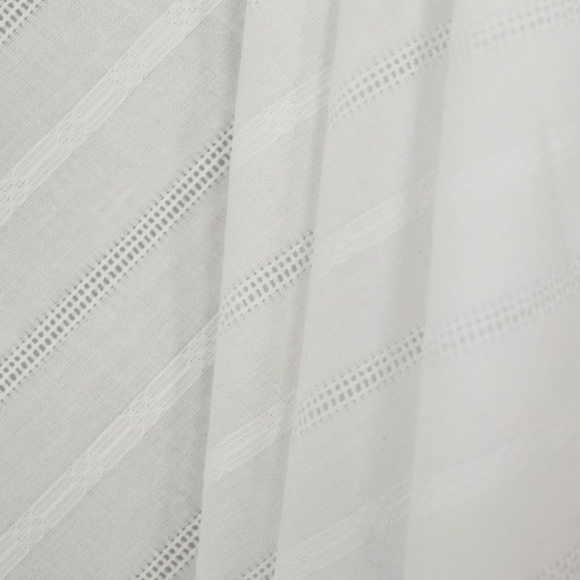 Ткань Батист мережка 95 г/м? 100% хлопок шир.145 см арт.Р.15442.01 цв.01 белый рул.25м