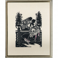 8735_Набор для вышивания "Сюжет с зонтиком"