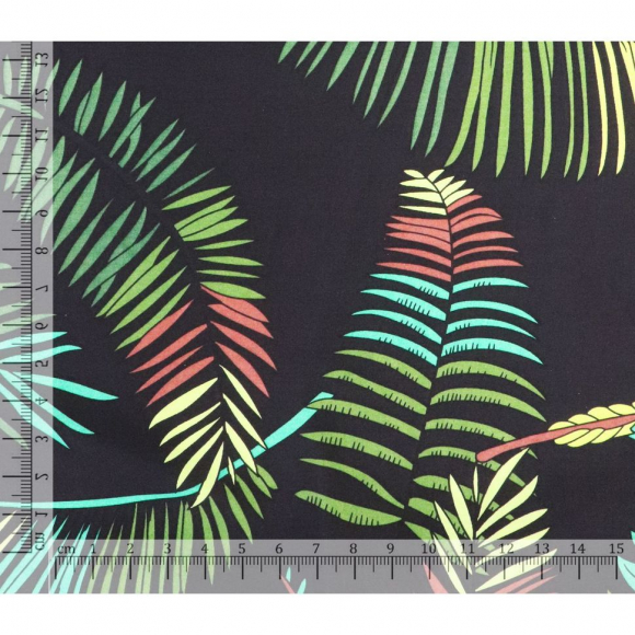 Ткань Штапель 105 г/м? 100% вискоза шир.145 см арт.Р.27018.04 цв.04 черный уп.45м