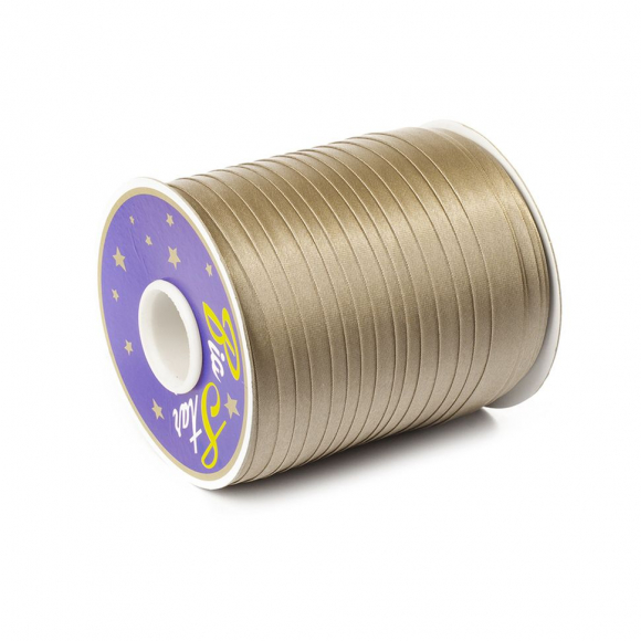 Косая бейка TBY атласная шир.15мм цв.F292 т.бежевый уп.132 м