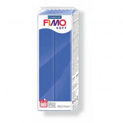 FIMO Soft полимерная глина, запекаемая в печке, уп. 350г цв.блестящий синий арт.8022-33