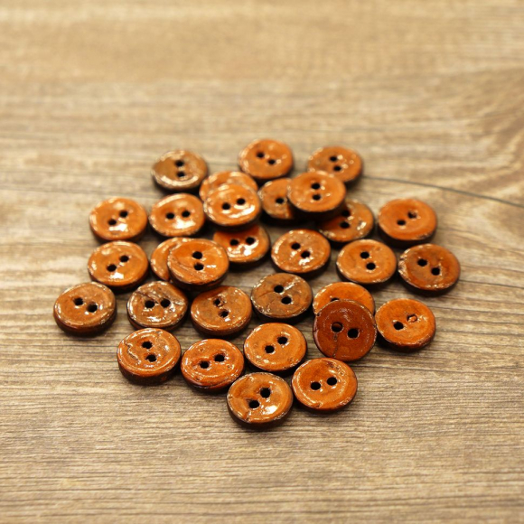 Пуговицы CONCEPT, размер 18, кокос, цвет COL.3 бронзовый