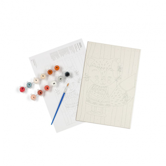 Картины по номерам на картоне ФРЕЯ арт.PKZ-1 №24 Арбузный фреш 20х30 см