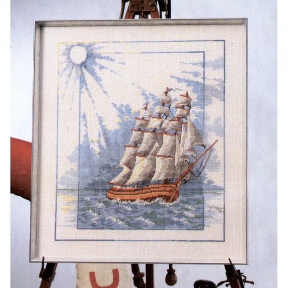 Набор для вышивания OEHLENSCHLAGER арт.11302 Фрегат 40х45 см