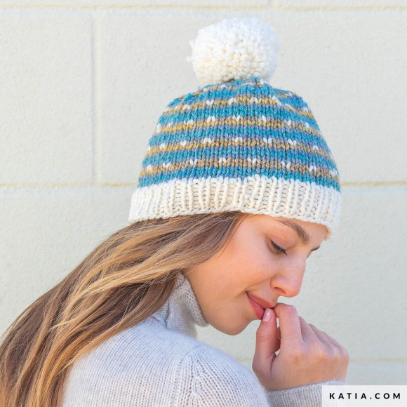 162368_Пряжа Easy Hat, 40% шерсть, 40% акрил, 20% полиамид, 100 г, 120 м