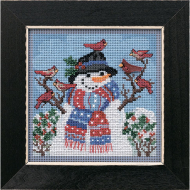 Набор для вышивания бисером MILL HILL Добро пожаловать Зима 13,33х13,33 см