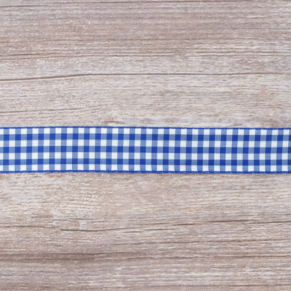 20178_Лента с рисунком клетка SAFISA, 25 мм, 25 м, цвет 13, синий 20178_Лента с рисунком клетка SAFISA, 25 мм, 25 м, цвет 13, синий