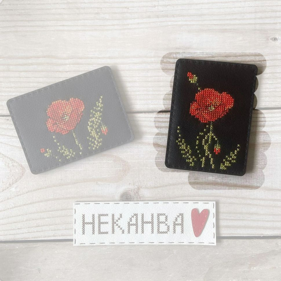 Набор для вышивания NEOCRAFT арт.НК-10a Мак, вертикальная визитница 8х11 см Набор для вышивания NEOCRAFT арт.НК-10a Мак, вертикальная визитница 8х11 см