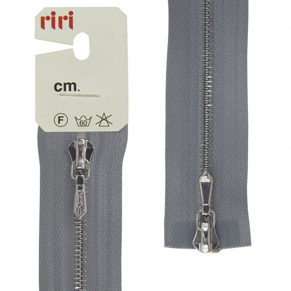 137521_Молния металл, Ni, слайдер Tropf, 4 мм, разъёмная двухзамковая, 80 см, цвет 2118, светло-серый 137521_Молния металл, Ni, слайдер Tropf, 4 мм, разъёмная двухзамковая, 80 см, цвет 2118, светло-серый