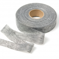 Лента Idealtex нитепрошивная клеевая по долевой 30мм цв.сер арт.4730G (LND-30) рул.100м