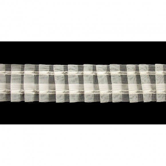 Лента шторная 40мм сборка: карандаш арт.0с797 цв. прозрачный рул. 50м