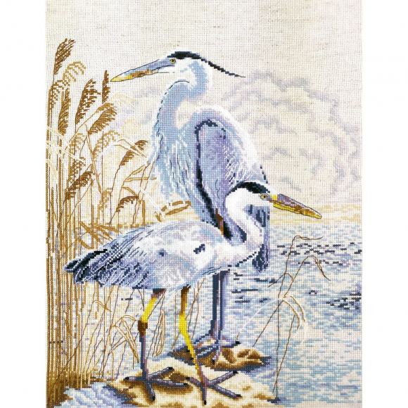 Набор для вышивания МАРЬЯ ИСКУСНИЦА арт.03.010.22 Цапли 25х32 см Набор для вышивания МАРЬЯ ИСКУСНИЦА арт.03.010.22 Цапли 25х32 см