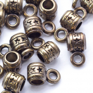 Бейл трубка арт.МБ.УТ6416 цв.античное золото 9х5х7 мм 50шт