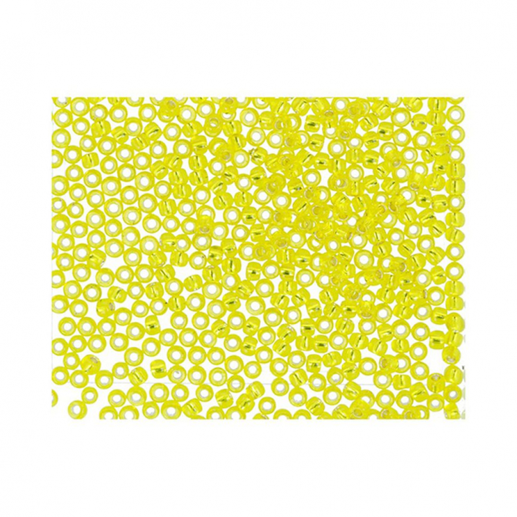 Бисер Япония "TOHO" 11/0  круглый 3  2.2 мм 5 х 5 г №0032 лимонный