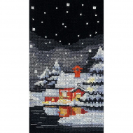 Набор для вышивания СДЕЛАЙ СВОИМИ РУКАМИ арт.О-27 Отражение. Спокойствие 9х16 см