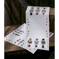 Набор для вышивания PERMIN арт.68-1270 Дорожка Щелкунчик 34х86 см