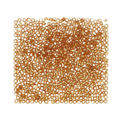 Бисер Япония "TOHO" 10/0  круглый 2  2.4 мм 5 х 5 г №0022C т.золотистый