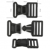 Фастекс 40мм черный А (термо-химостойкий) уп.100шт