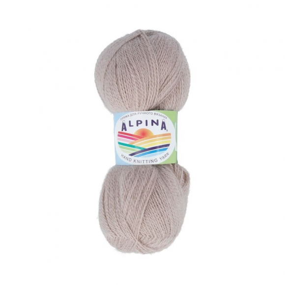 Пряжа ALPINA KLEMENT (80% альпака, 20% мериносовая шерсть) 4х50г/300м цв.14 бежевый Пряжа ALPINA KLEMENT (80% альпака, 20% мериносовая шерсть) 4х50г/300м цв.14 бежевый