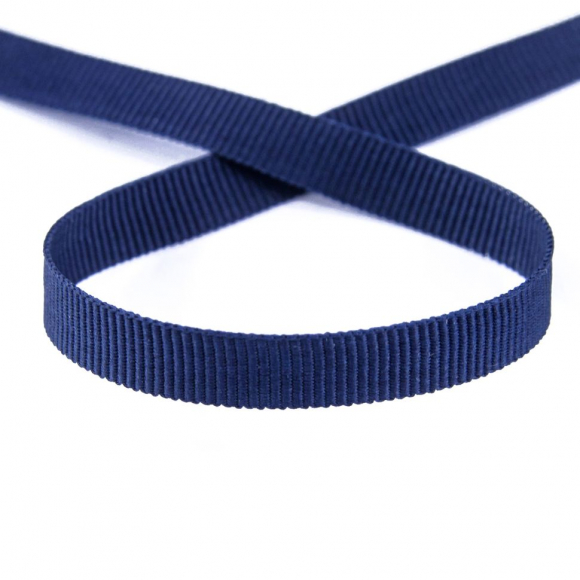 113402_Лента репсовая PEGA, цвет темно-синий, 7 мм