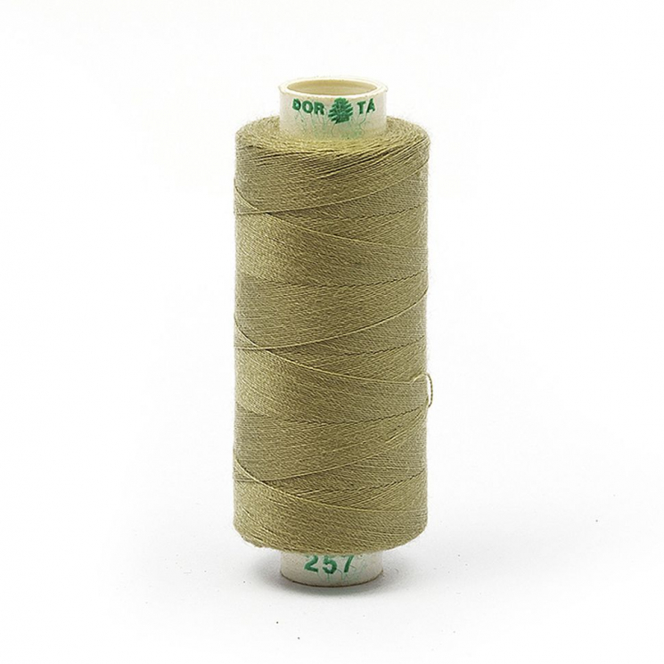 Нитки Dor Tak бытовые 40/2 полиэстер 366м цв.257 серый