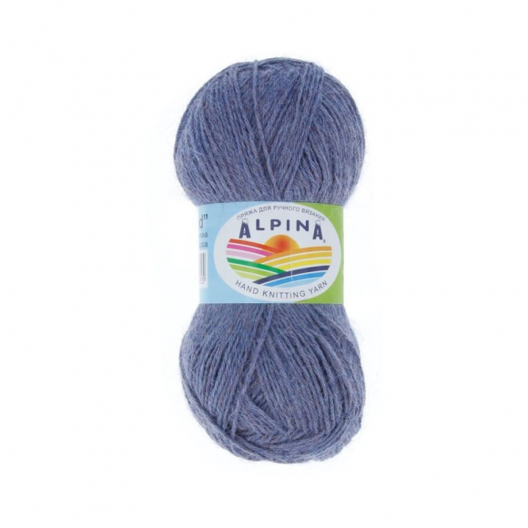 Пряжа ALPINA ROLAND (100% альпака) 4х50г/200м цв.30 св.фиолетовый