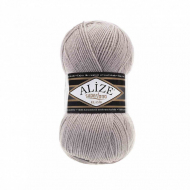 Пряжа для вязания Ализе Superlana klasik (25% шерсть, 75% акрил) 5х100г/280м цв.652 пепельный