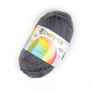 Пряжа для вязания ПЕХ Детская Новинка (100% акрил) 10х50г/200м цв.048 серый