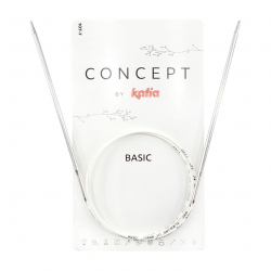 Спицы круговые супергладкие CONCEPT BY KATIA Basic №4,5 80 см