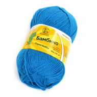 Пряжа для вязания КАМТ Бамбино (35% шерсть меринос, 65% акрил) 10х50г/150м цв.200 арктика