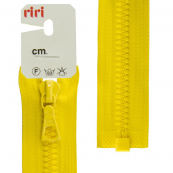107351_Молния riri тракторная разъёмная 1 замок, 6 мм, 40 cм, цвет 2304, желтый