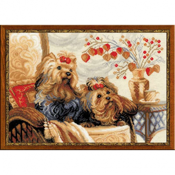 Набор для вышивания РИОЛИС арт.1248 Домашние любимцы 40х30 см Набор для вышивания РИОЛИС арт.1248 Домашние любимцы 40х30 см