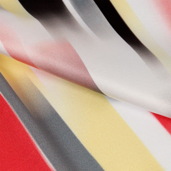 Ткань шелк Армани креп 90 г/м? 97% полиэстер, 3% лайкра шир.148 см арт.T.0497.5 цв.05 желтый рул.25м