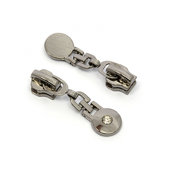 Замок MaxZipper автомат М#5 арт.TBT1315 цв.чер. никель уп.100шт Замок MaxZipper автомат М#5 арт.TBT1315 цв.чер. никель уп.100шт