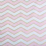 Ткань ранфорс с глитером Зиг-заг, арт.WH 20558-v01, 130г/м?,100% хлопок, шир.240см, цв.розовый/золото, рул.30м