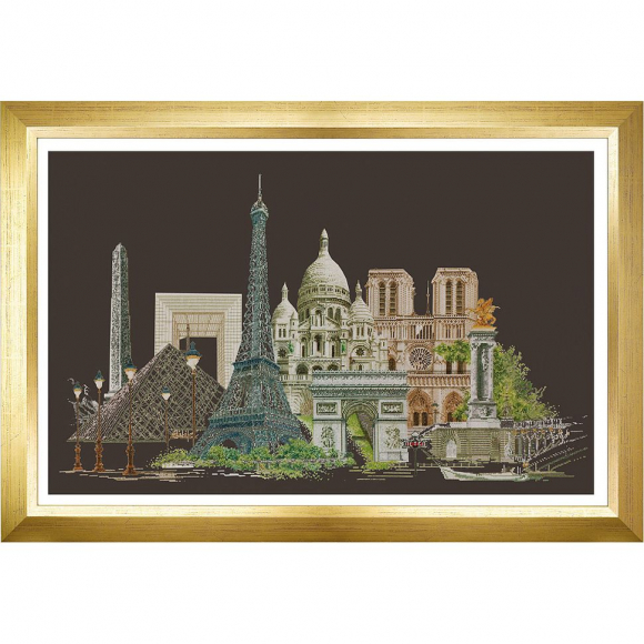 Набор для вышивания THEA GOUVERNEUR арт.472.05 Париж 79х50 см