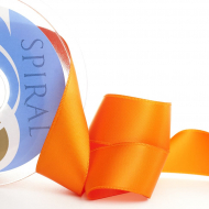 19078_Лента атласная двусторонняя SAFISA, 50 мм, 25 м, цвет 61, алый