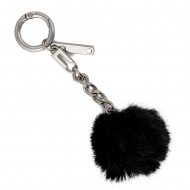 Брелок декоративный TBY.R4760.3.2 ?25мм цв. никель/черный , уп. 5шт